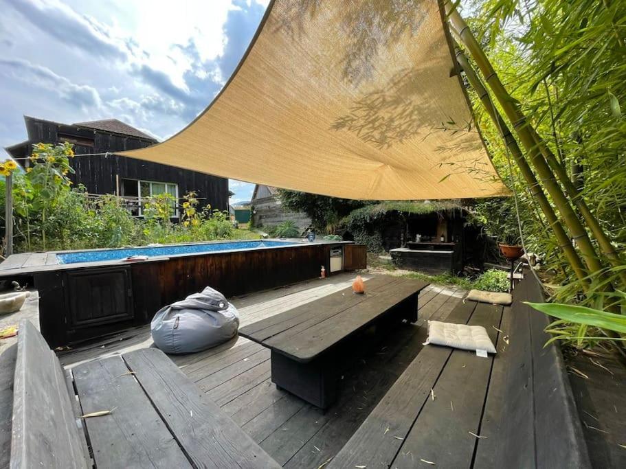 La Tiny House De Chaparon Lägenhet Lathuile Exteriör bild